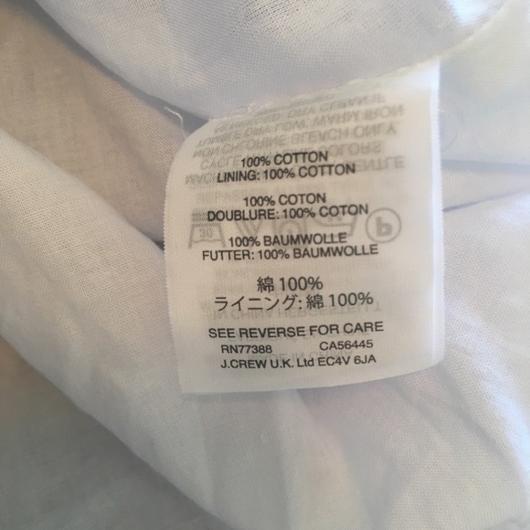 NWT J. Crew striped ruffled skirt - Picture 7 of 7